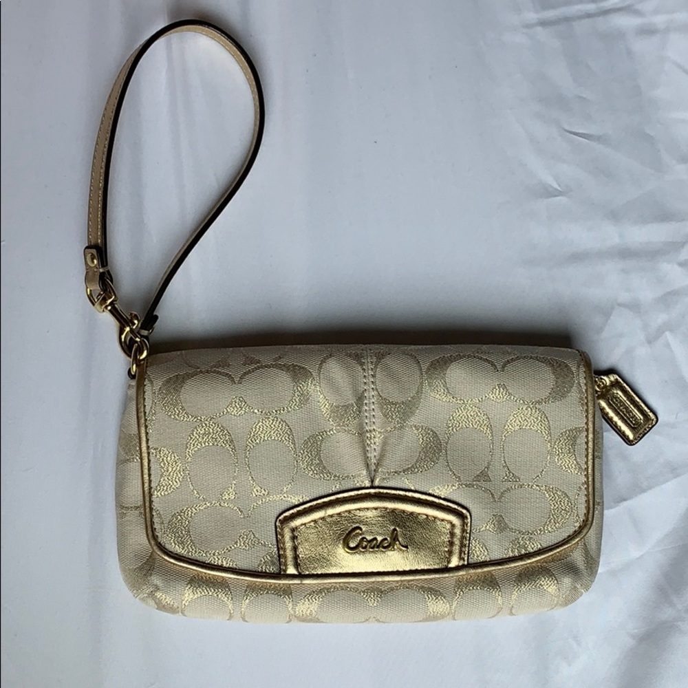 Authentic Coach Wristlet - image 4